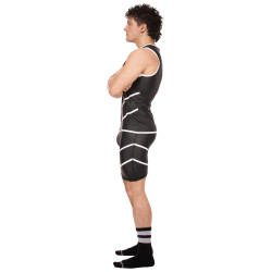 Barcode Berlin Veste sans manche Robin Noir-Blanc